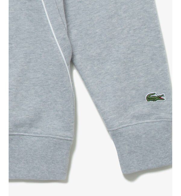 LACOSTE「アウトラインネームステッチスウェットフーディー / 裏パイルスウェットパーカー」|パーカー|