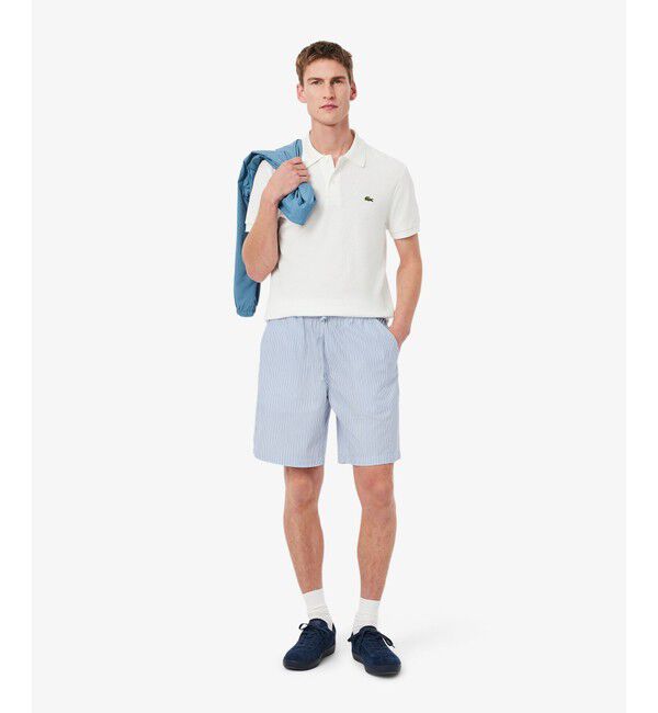 LACOSTE「リヨセルブレンドストライプショーツ」|その他|