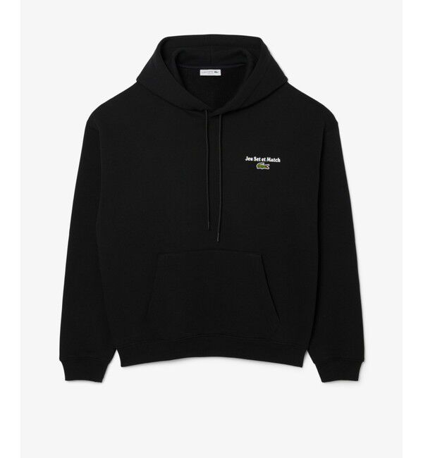 LACOSTE「Jeu Set et Matchバックプリントスウェットフーディー」|パーカー|