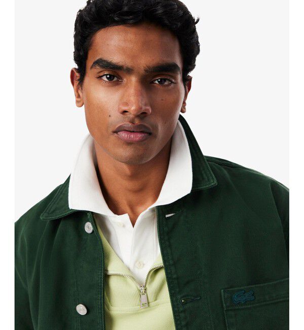 LACOSTE「カラーデニムオーバーシャツ」|シャツ・ブラウス|