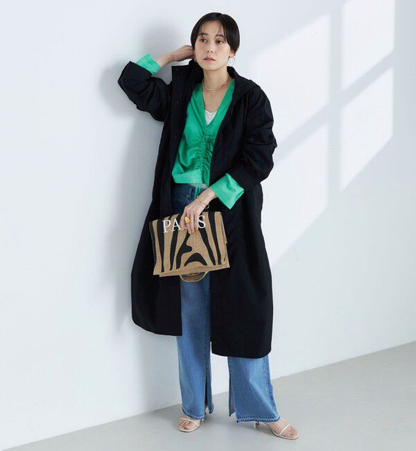 Rie Miller「フード付きシャツコート」|その他|