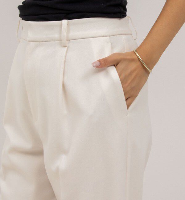 NOLLEY'S「ウォッシャブルウール調愛されイージーワイドパンツ」|その他|