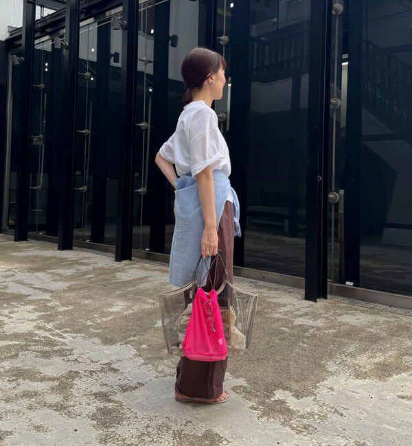 NOLLEY'S「PVCトート＆メッシュ巾着バッグ」|トートバッグ|