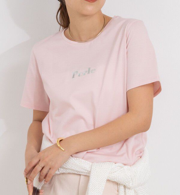 NOLLEY'S「プリントTシャツ」|Tシャツ・カットソー|ベビーピンク