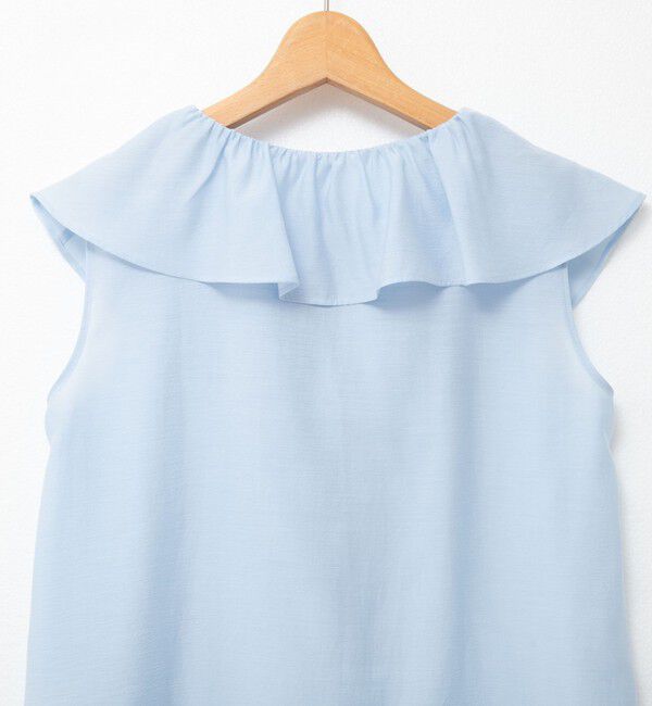 NOLLEY'S sophi「シアーラッフルノースリーブブラウス」|シャツ・ブラウス|