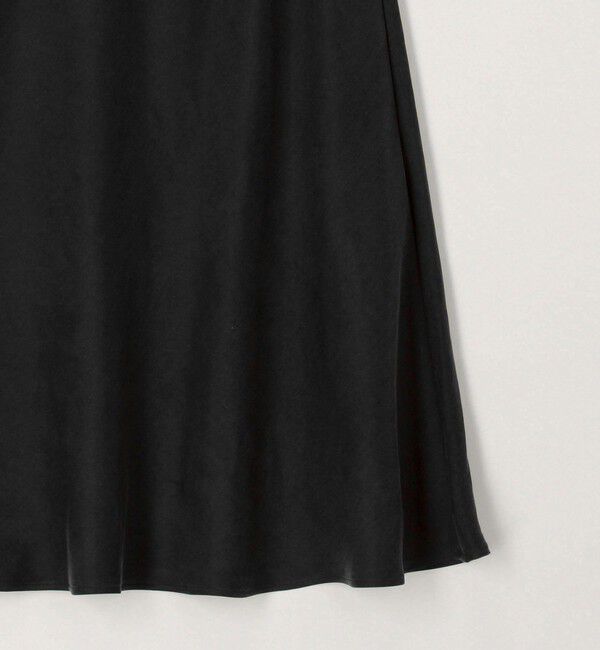 NOLLEY'S「ウォッシャブルフィブリルサテンバイヤススカート」|フレア|