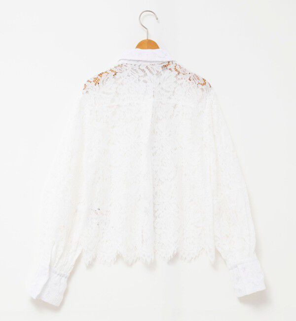 NOLLEY'S「ウォッシャブルレースシャツ」|シャツ・ブラウス|