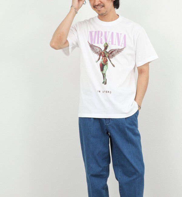 NOLLEY'S goodman「【GOOD ROCK SPEED】NIRVANA バンド プリントTシャツ 26SS」|Tシャツ・カットソー|