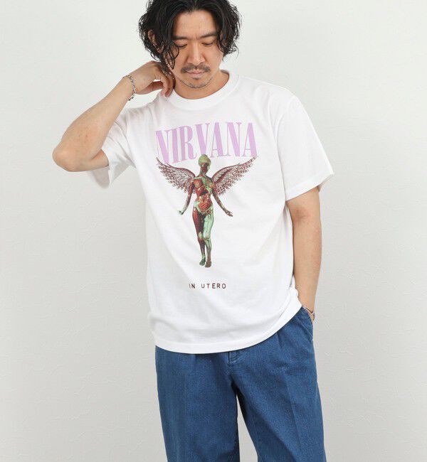 NOLLEY'S goodman「【GOOD ROCK SPEED】NIRVANA バンド プリントTシャツ 26SS」|Tシャツ・カットソー|
