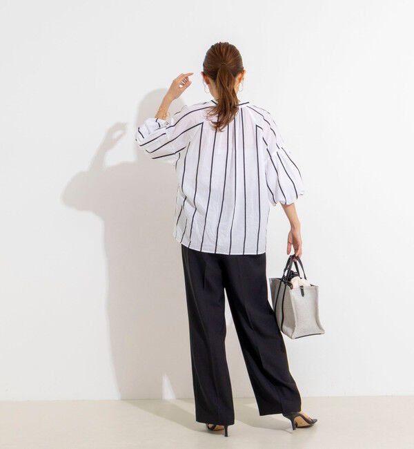 NOLLEY'S「ウォッシャブルラップ風ワイドパンツ」|その他|