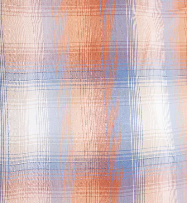 GLOSTER「【PENDLETON/ペンドルトン】オープンカラーシャツ 半袖シャツ 刺繍 ワンポイント チェック」|シャツ・ブラウス|