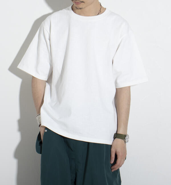 GLOSTER「【GLOSTER/グロスター】ヘビーウェイトスラブＴシャツ ビッグシルエット/マックスウェイト」|Tシャツ・カットソー|