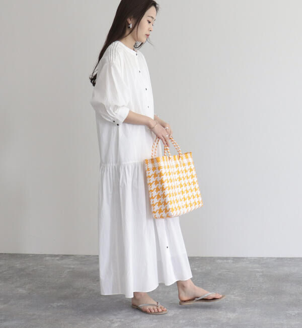 fredy emue「【fredyemueフレディエミュ】コードボリュームシャツワンピース」|ワンピース|