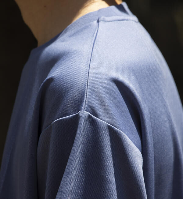 GLOSTER「【GLOSTER/グロスター】ポンチオーバーサイズ クルーネックTシャツ サイドスリット」|Tシャツ・カットソー|