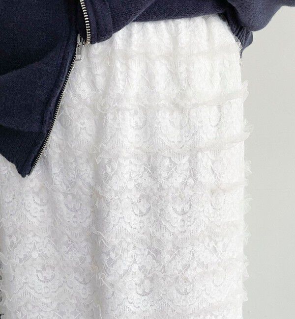 fredy emue「起毛レースタイトスカート」|スカート|