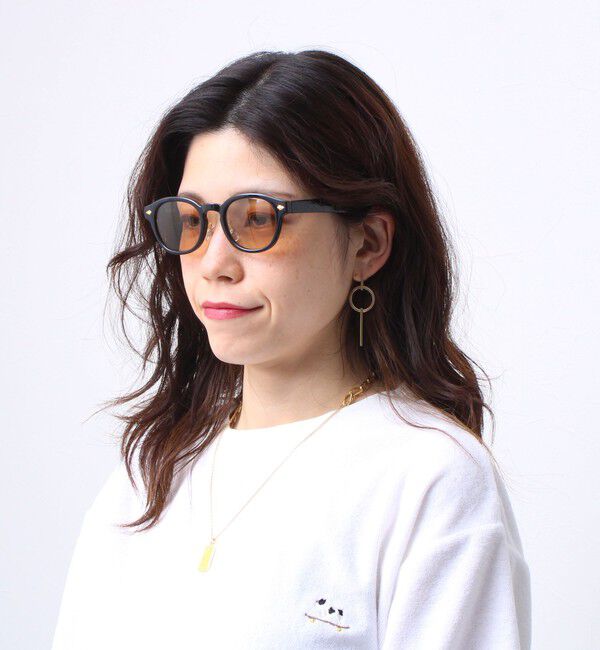 GLOSTER「【GLOSTER/グロスター】ウェリントン セルフレーム カラーレンズ サングラス」|サングラス|