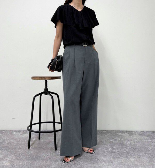 fredy emue「ラッフルカットソーブラウス」|Tシャツ・カットソー|