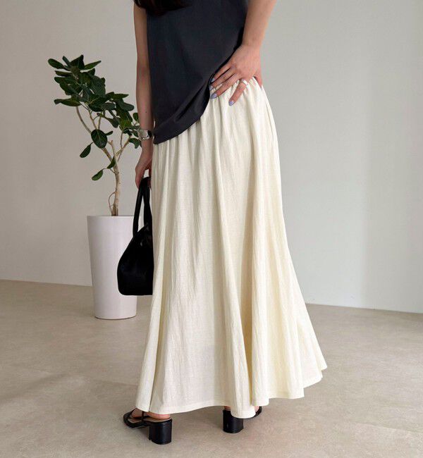 fredy emue「《セットアップ対応》タンブラー鹿の子フレアースカート」|スカート|