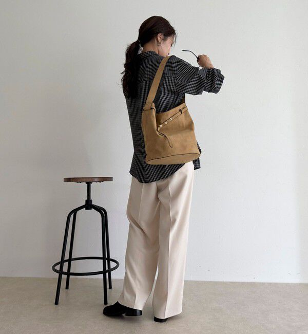 fredy emue「チェック刺繍シャツ」|シャツ・ブラウス|