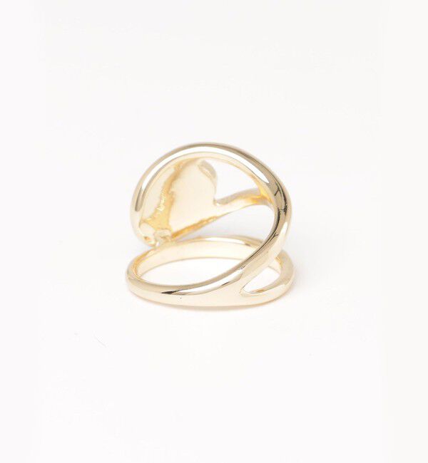 fredy emue「カラーストーン&times;メタルラインリング」|リング|