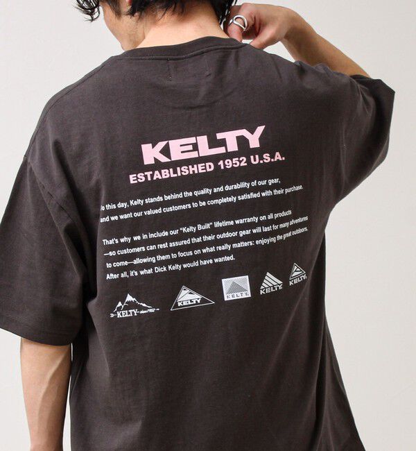 GLOSTER「【KELTY&times;GLOSTER】別注 バックヒストリーロゴT」|Tシャツ・カットソー|