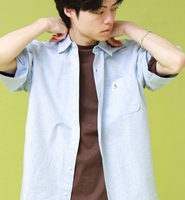 GLOSTER「【GEVACO/ゲバコ】レギュラーカラー半袖シャツ」|シャツ・ブラウス|