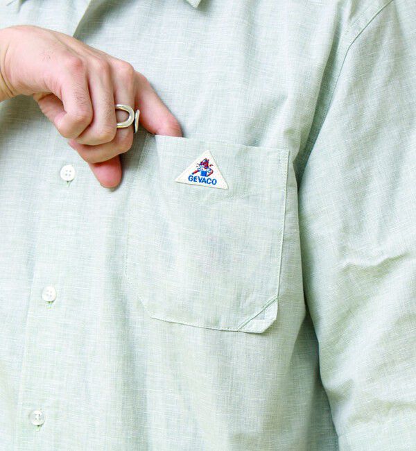 GLOSTER「【GEVACO/ゲバコ】レギュラーカラー半袖シャツ」|シャツ・ブラウス|