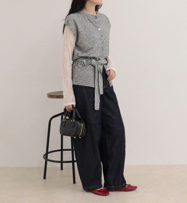 fredy emue「シアーレースロンTシャツ」|Tシャツ・カットソー|