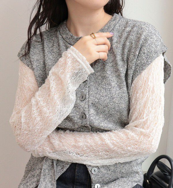 fredy emue「シアーレースロンTシャツ」|Tシャツ・カットソー|