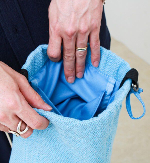 GLOSTER「【UNIVERSAL OVERALL】Summer knit purse」|ショルダー・メッセンジャー|