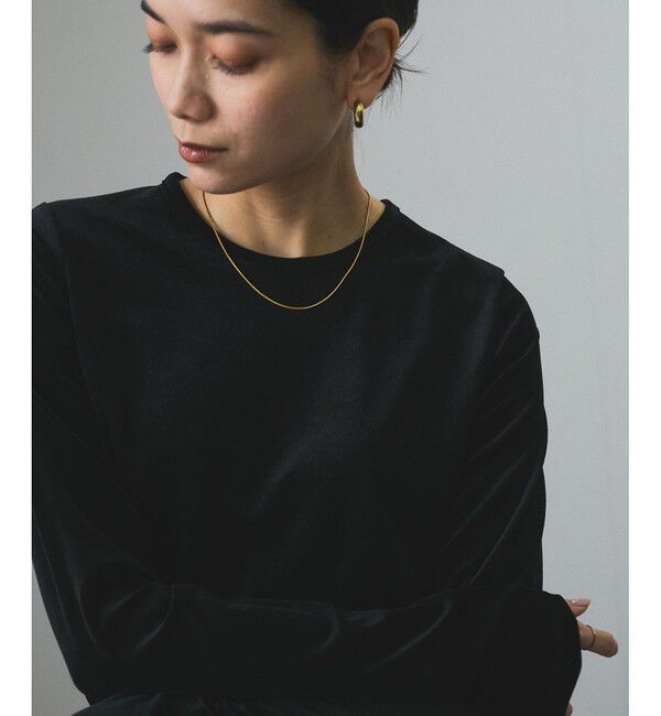 SALON adam et rope'「シアーベロアクルーネックPO」|Tシャツ・カットソー|