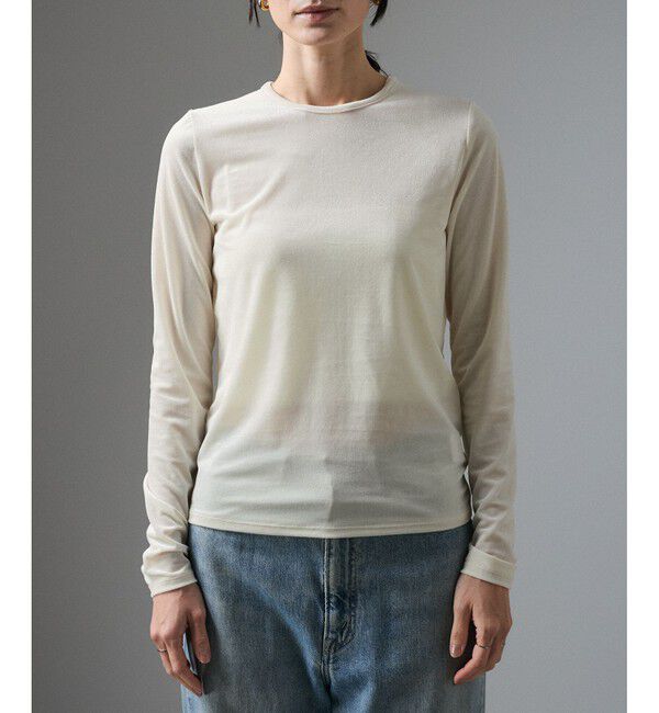 SALON adam et rope'「シアーベロアクルーネックPO」|Tシャツ・カットソー|