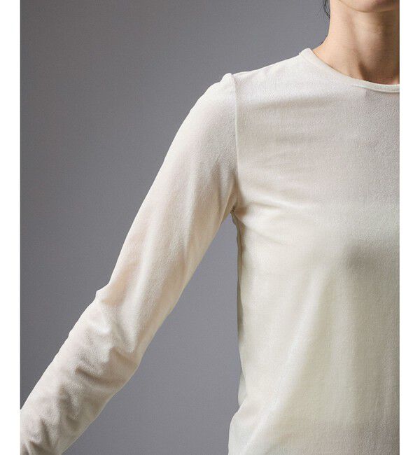 SALON adam et rope'「シアーベロアクルーネックPO」|Tシャツ・カットソー|
