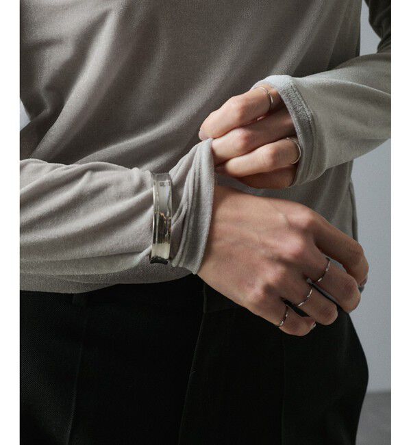 SALON adam et rope'「シアーベロアクルーネックPO」|Tシャツ・カットソー|