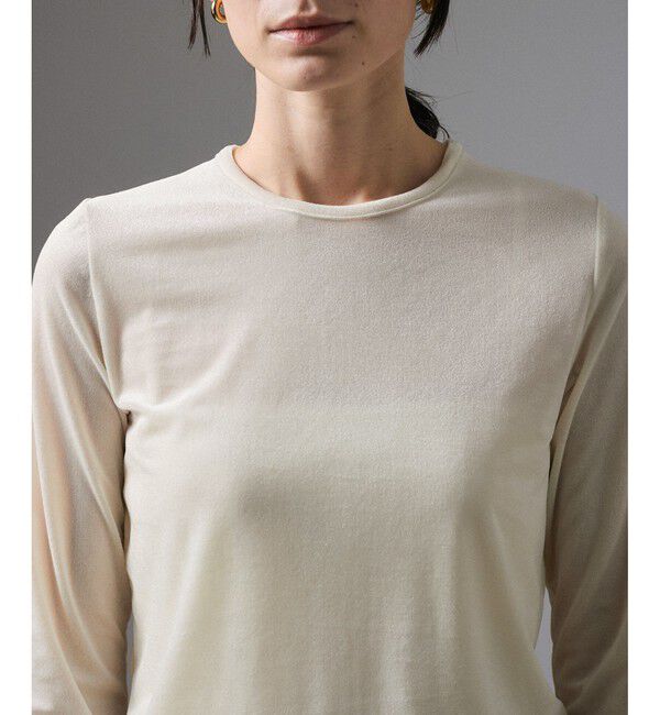 SALON adam et rope'「シアーベロアクルーネックPO」|Tシャツ・カットソー|