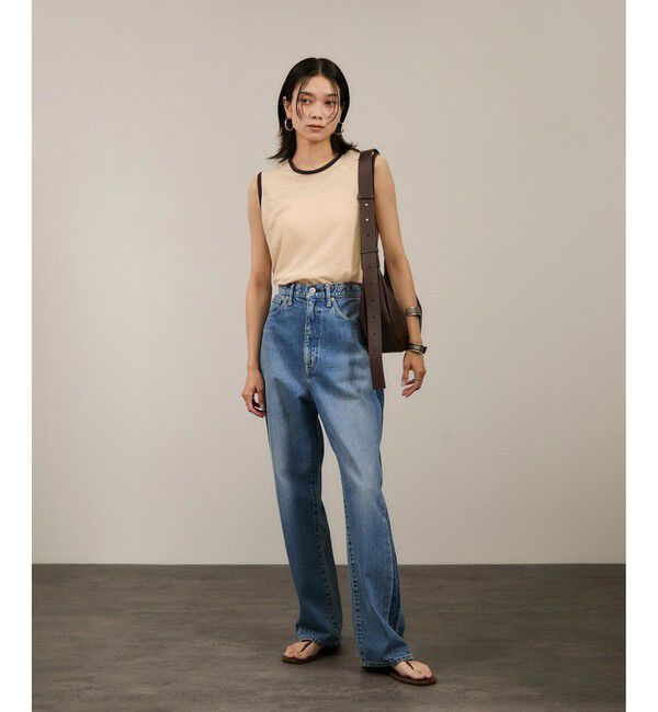 SALON adam et rope'「【WEB限定】スプリットレザームーンショルダー」|ショルダー・メッセンジャー|