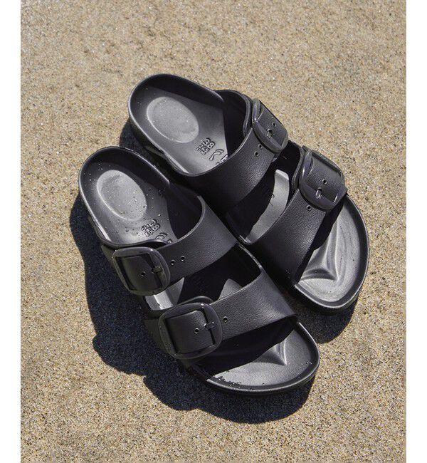 SALON adam et rope'「【BIRKENSTOCK(ビルケンシュトック)】Arizona Big Buckle / アリゾナ ビッグバックル EVA」|サンダル|ブラック(01)