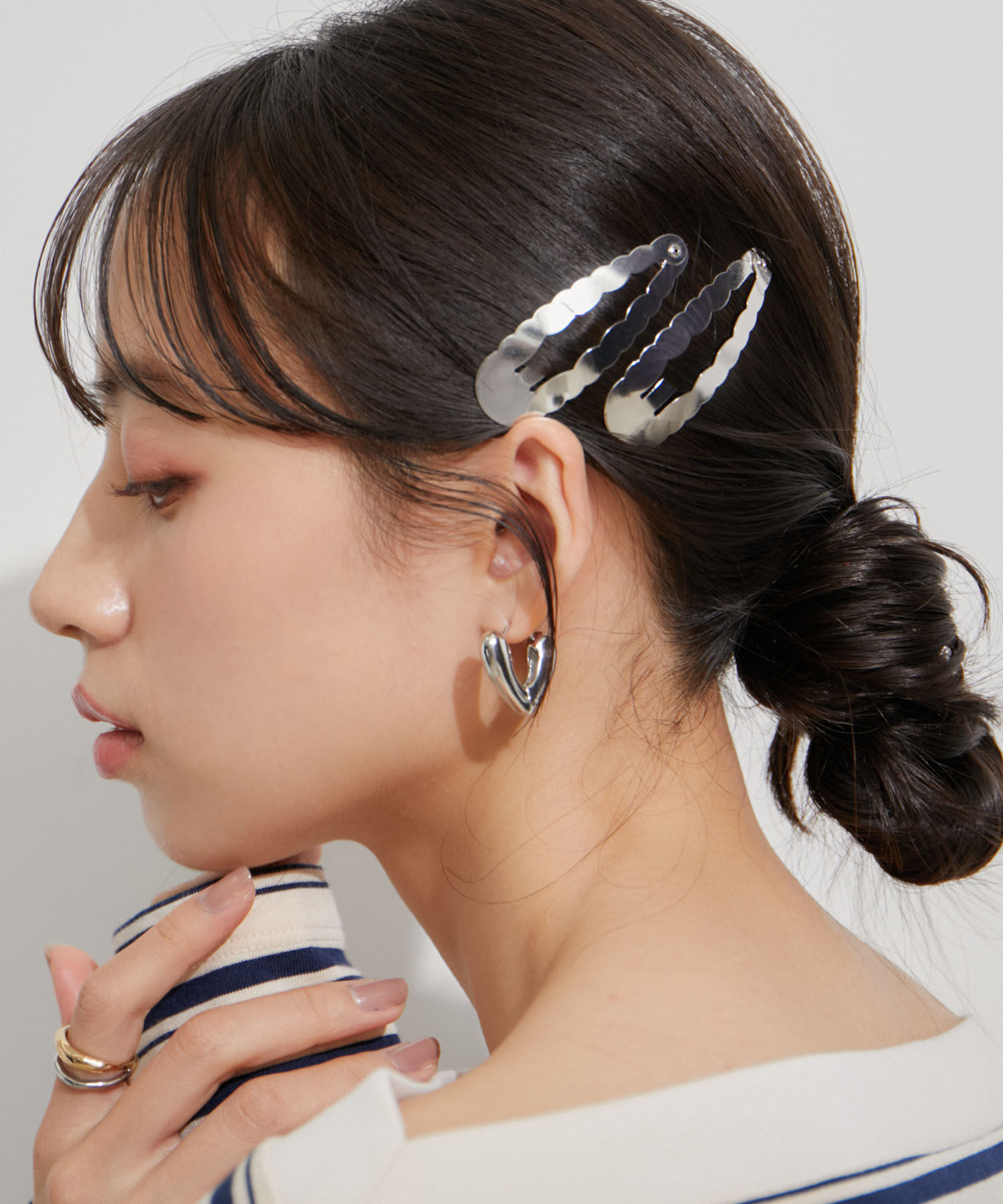 VIS「セットメタルヘアピン」|その他|シルバー系(94)