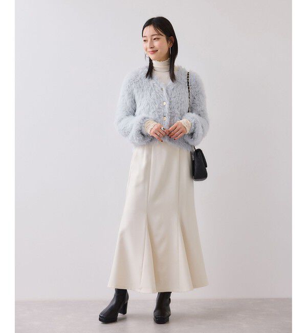 VIS「ラビットライクVネックカーディガン/イージーケア・WEB限定カラー」|カーディガン|