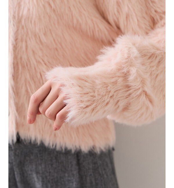 VIS「ラビットライクVネックカーディガン/イージーケア・WEB限定カラー」|カーディガン|