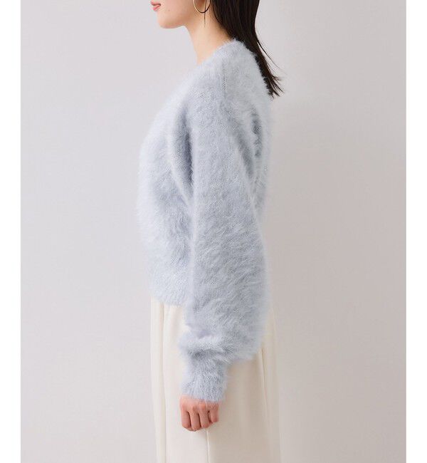 VIS「メタルシャギーネコヤーンニット/静電気防止」|ニット・セーター|