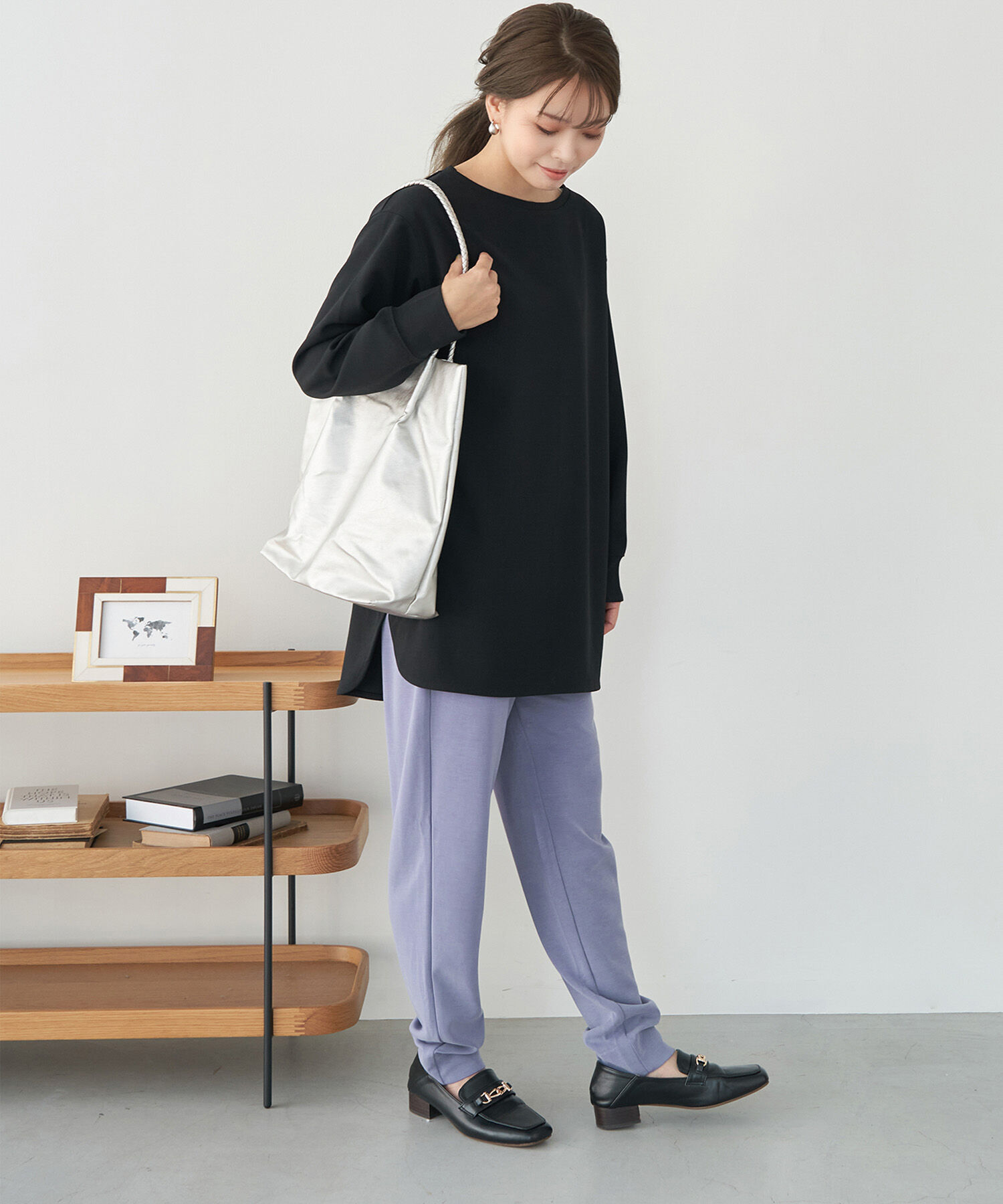 Rope&rsquo;Picnic「セットアップ対応/マシュマロタッチダンボールタックパンツ」|その他|