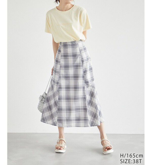 Rope&rsquo;Picnic「チェックボリュームスカート」|スカート|