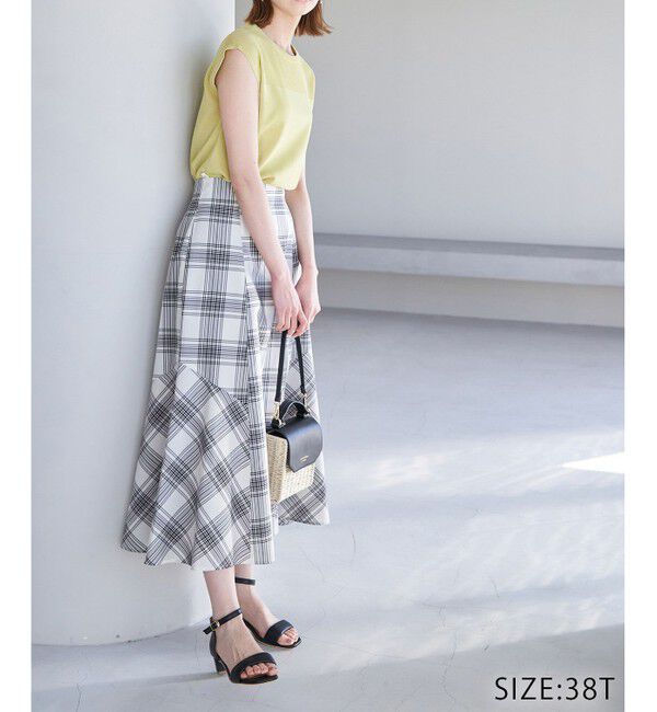 Rope&rsquo;Picnic「チェックボリュームスカート」|スカート|