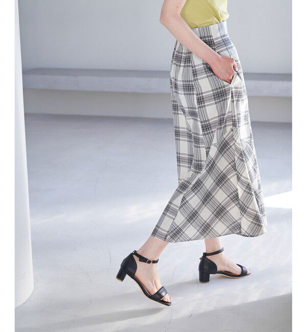 Rope&rsquo;Picnic「チェックボリュームスカート」|スカート|