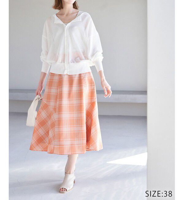 Rope&rsquo;Picnic「チェックボリュームスカート」|スカート|