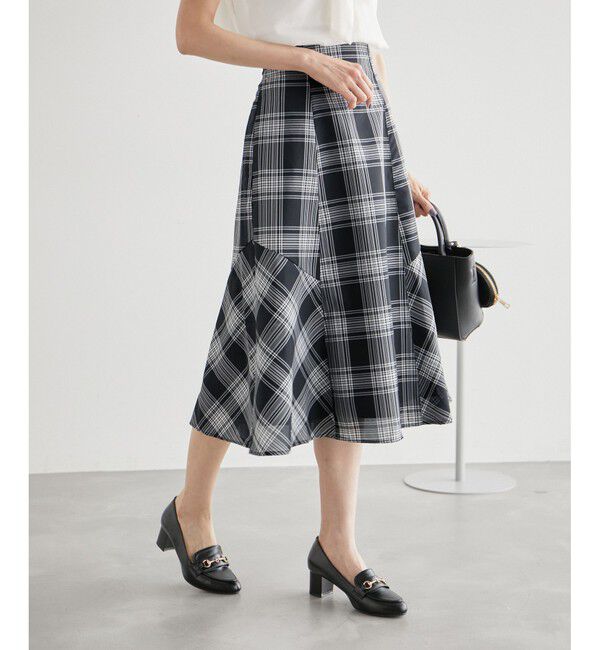 Rope&rsquo;Picnic「チェックボリュームスカート」|スカート|