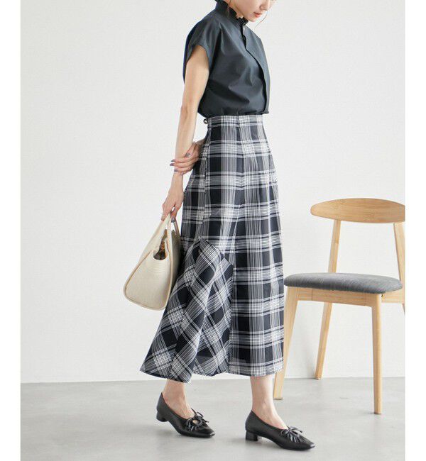 Rope&rsquo;Picnic「チェックボリュームスカート」|スカート|