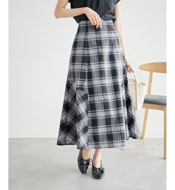 Rope&rsquo;Picnic「チェックボリュームスカート」|スカート|
