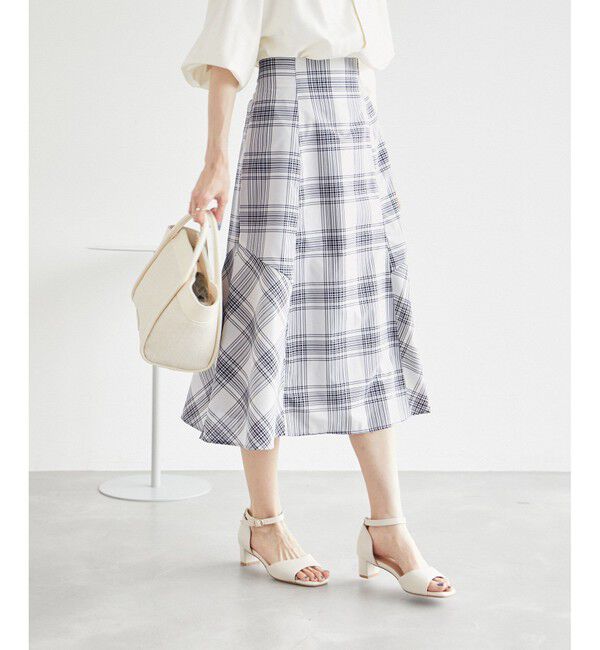 Rope&rsquo;Picnic「チェックボリュームスカート」|スカート|